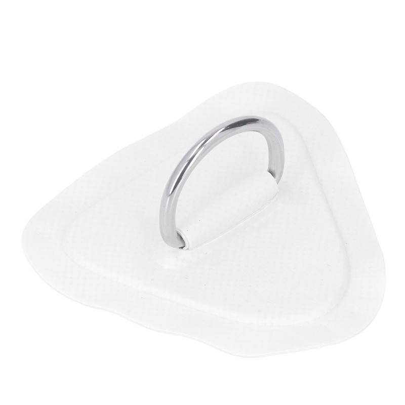 6Pcs PVC D Ring Patch Elastic Rope Set Stainless Steel