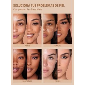 SHEGLAM Complexion Pro Base Líquida Mate Larga Duración - Trigo
