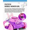 PUSTEFIX Bubble-Mower Lawn Mower Pink I Soap Bubbles Children's Set