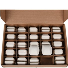 GasSaf Ceramic Briquettes Replacement for Select Turbo, Nexgrill Gas Grill Models, 2 x 2 x 0.8 inch, Set of 50 pcs