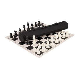The World's Greatest Chess Set®- Silicone - Black (Triple Weighted)
