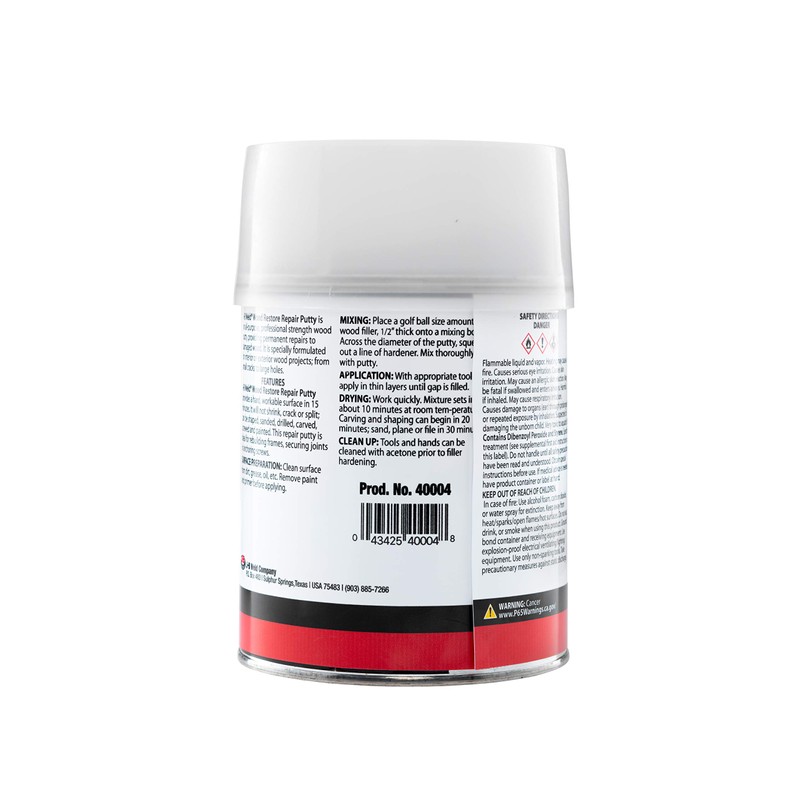 J-B Weld 40004 Wood Restore Repair Putty - 757mL