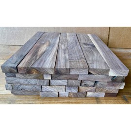 Box of 16" Long Black Walnut Boards. Rustic Wood for Crafts