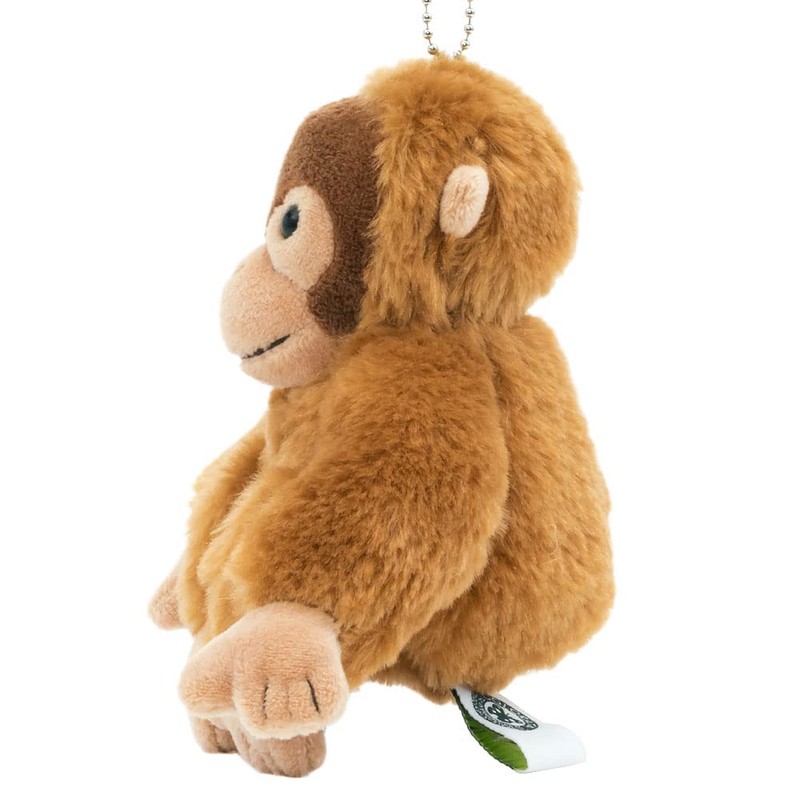 [COLORATA] Carolata Orangutan Plush Mascot (Realistic Wildlife / Chain Included)