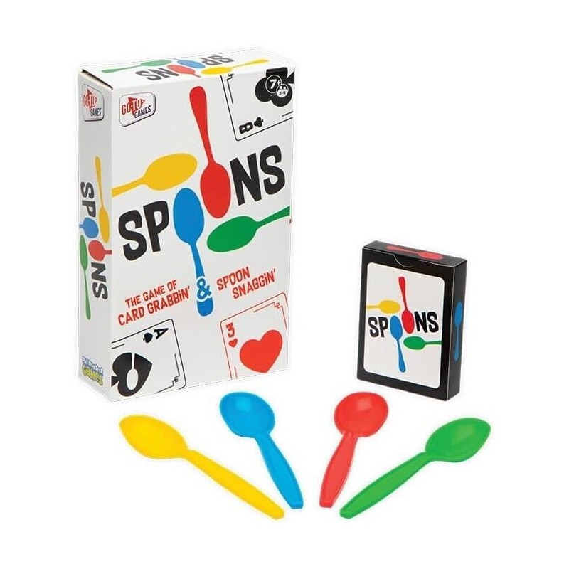 Spoons Game & Card Deck - Fun Family Game Night