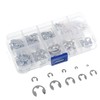 120Pcs Circlips E Clips Assortment, Stainless Steel E Clips in