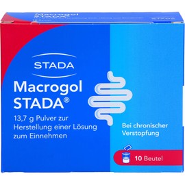 STADA Macrogol 13.7g Powder for Chronic Constipation 10 Bags