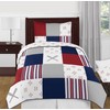 Sweet Jojo Designs Red and White Sports Boy Baby Nursery