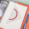With Handle Plastic Set Square - Geometry Triangle Set for