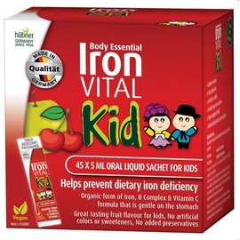 Body Essential Iron Vital Kid 45x5mL Oral Liquid Sachets