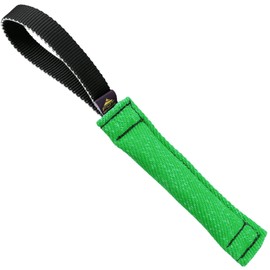 Viper Bite Tug Toy with Handle – 1.75in Wide | Durable & Interactive Dog Reward Tug Training Tool for Puppy Development & Professional Use | Jute or French Linen