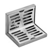 Side Drain 304 Stainless Steel Corrosion Resistance Thickened L Shape