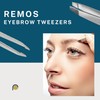 REMOS Tweezer Set 3 Pieces with Eyebrow, Splinter & Combination