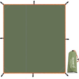 GOYYI Tent Sheet, Waterproof, Ground Sheet, Leisure Sheet, Double-Sided, Waterproof, 35.4 inches (90/145/180/210/240/270/300 cm), Water Pressure Resistance, 10.8 ft (3000 mm), Rain Protection, UV Protection, Foldable, Lightweight, Storage Bag Included, O