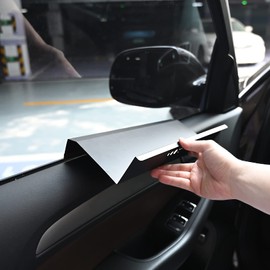 NEWISHTOOL Vehicle Window Tint Tool Speed Loader for Top & Bottom Gap Gasket Wrap Film Installation, 13-inch Loading Edge with PTFE Slide Felt and Tint Tools Placing Platform