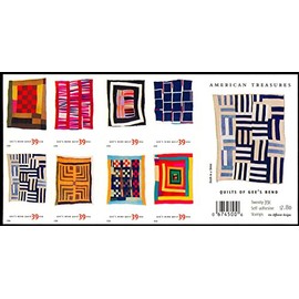 American Treasures Quilts of Gee's Bend Pane of 20 x 39 Cent Stamps Scott 4098b
