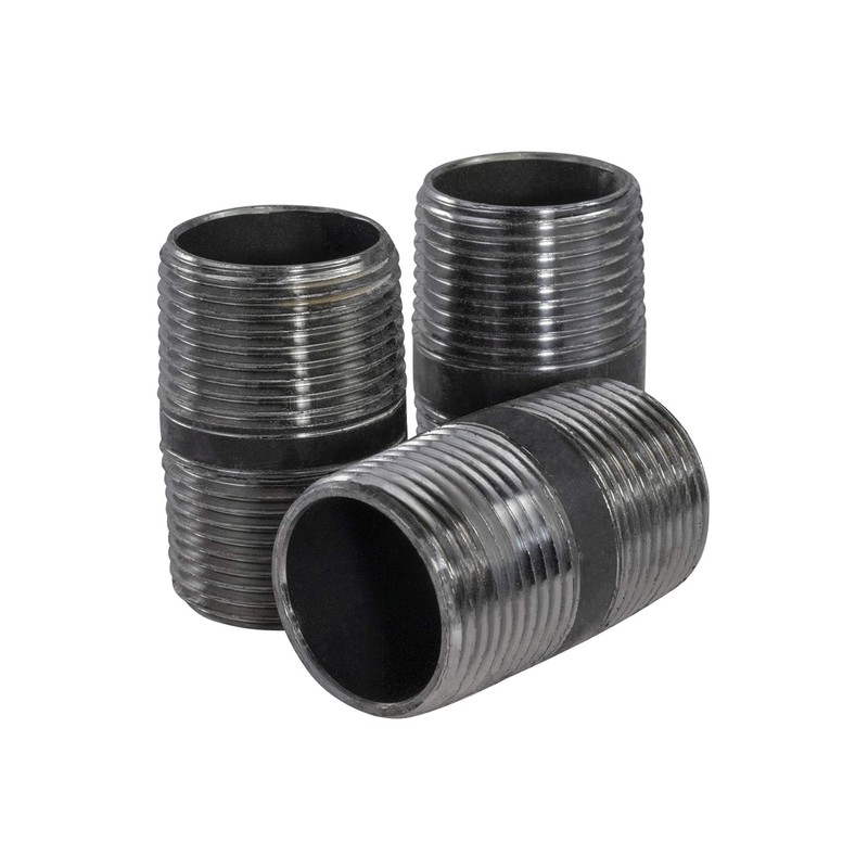 Supply Giant 1200NPBA Malleable Black Pipe Assortment Kit, 60 Pipes