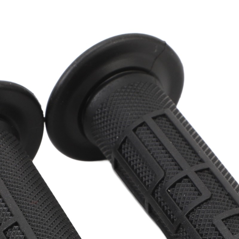 1 Pair Motorcycle Handlebar Grip Anti Slip Left Right Rubber