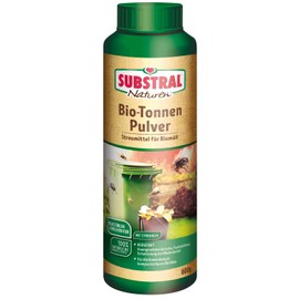 Substral Naturen Biotonnenpulver gegen Madenbefall und unangenehme Gerüche in der Biotonne, 600g Streudose