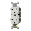 Leviton 20-Amp, 125-Volt, Narrow Body Duplex Receptacle, Straight Blade, Commercial