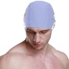 Dallonan Swimming Cap Funny Llama Rainbow Unicorn Unisex Adult Swim
