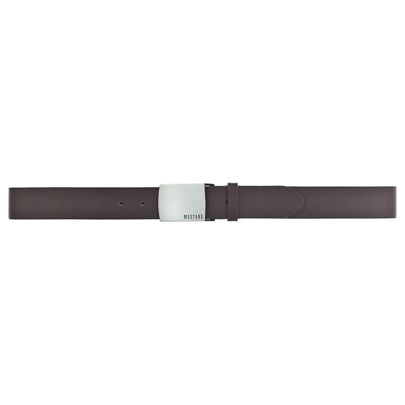 MUSTANG MG2102L15 Men's Leather Belt 40 mm Belt Width Brown