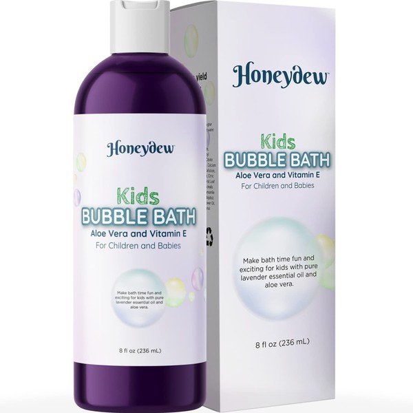 Bubble Bath for Kids & Sensitive Skin Types â?" Lavender Vanilla Aromatherapy - Baby Bubble Bath for Children â?" 8 Oz & USA Made
