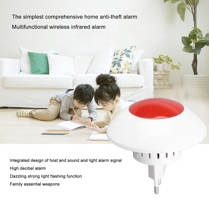 Home Security Alarm Wireless Intelligent Voice Infrared Home Burglar Security