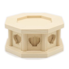 Pedestal (座像 Length 2.0 Equal For Eight Corners Stage) Height 5 cm 桧木