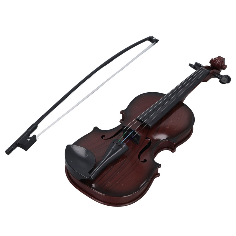 Kids Violin Toy Instrument Realistic Looking Educational Simulation Miniature Violin