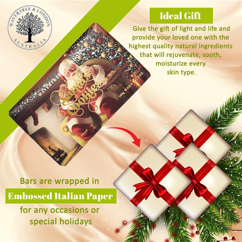 Wavertree & London Basil, Lime & Mandarin Scented Natural Soap