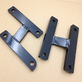 HONGK- Moto 5.5" Forward Control Extensions Compatible with 1997-2007 VT600C Shadow VLX Black [B01DQ078KA]