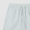 JAJU [JAJU] Men's Stripe 5-point Pajama Set_Dark Mint Grey