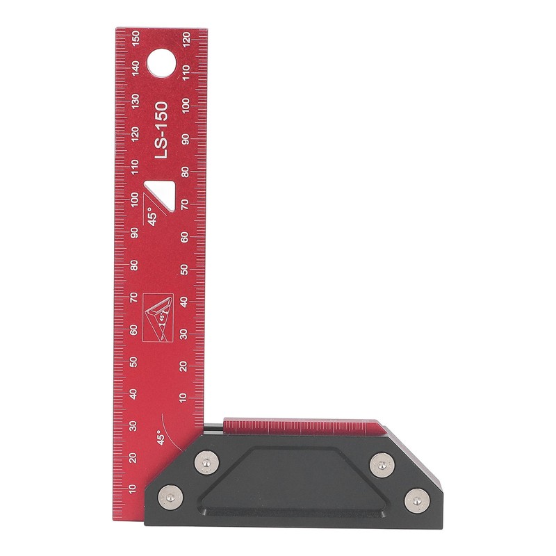 150mm Double 45 Degree Woodworking Angle Ruler L Measurements Ruler