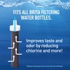 Brita Hard-Sided Plastic Premium Filtering Water Bottle, BPA-Free, Reusable, Replaces
