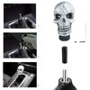 Lunsom Skull Gear Stick Shifter Knob, Resin Gear Shift Head