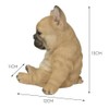 French Bulldog Statue Dog Figurine Resin Ornament Garden Decor Home