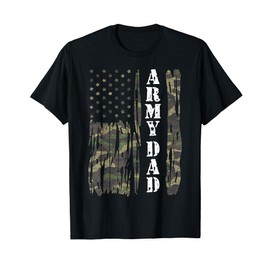 Vintage US Flag Army Dad Veteran Father Father's Day Gift T-Shirt