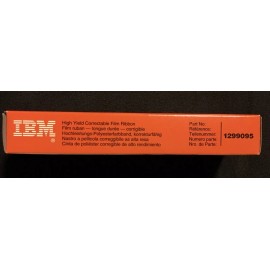 IBM NOS Genuine IBM 1299095 High Yield Correctable Ribbon Black Selectric Typewriter