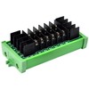 Barrier Terminal Block Power Distribution Module (2x6 Position, Screw Mount)