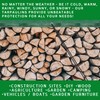 MYPURECORE Green Tarpaulin – Heavy Duty, Waterproof Cover Plastic Sheet