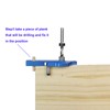 11Pcs Drill Hole Guide Jig Aluminium Alloy Dowel Drilling Locator