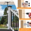 Stainless Steel Deck Umbrella Mount - Fits Flat/Right-Angle Surfaces, Patio