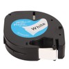 2Pcs Label Maker Tape 12mm Wide 13ft Long Waterproof Oil