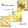Zoestar Boho Starfish Anklet Foot Jewelry for Women Girls, Metal