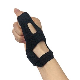 Renjzle 親指サポーター 手首サポーター 親指固定 基本サポート アルミバーサポート スポーツ 家事 スマホ操作 パソコン作業 男女兼用 フリーサイズ