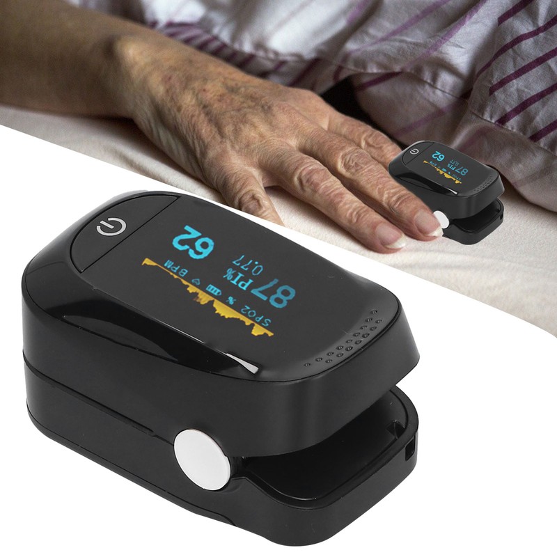 Infrared Measurement OLED Fingertip Pulse Oximeter Blood Oxygen Saturation Monitor