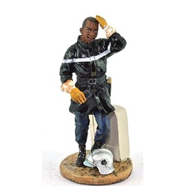 Del Prado Collector's Fireman Firefighter Figure Abidjan 1999 1: 32 Metal Approx. 7 cm
