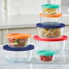 Pyrex Simply Store (7-Pack) Glass Food Storage Containers Set, (1,