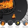Fire Bowl Mat, Fireproof Mat, Black, 50 cm, Reusable, Fireproof,